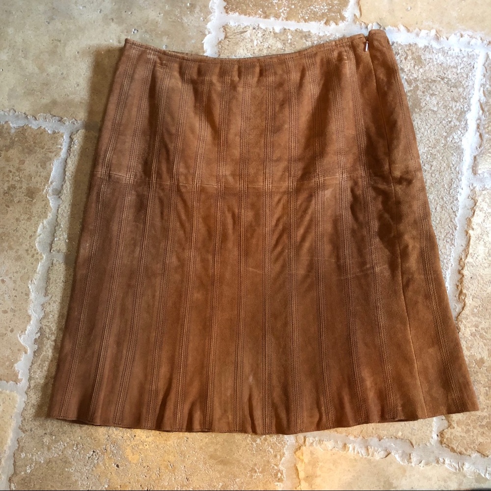 Gorgeous Suede Skirt by Worth, Size 10